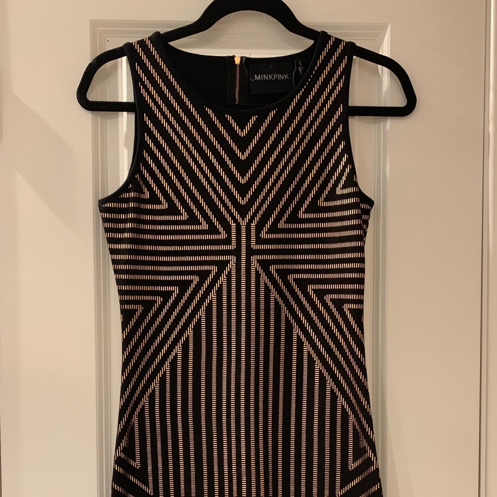 Urban Outfitters Black/Gold dress